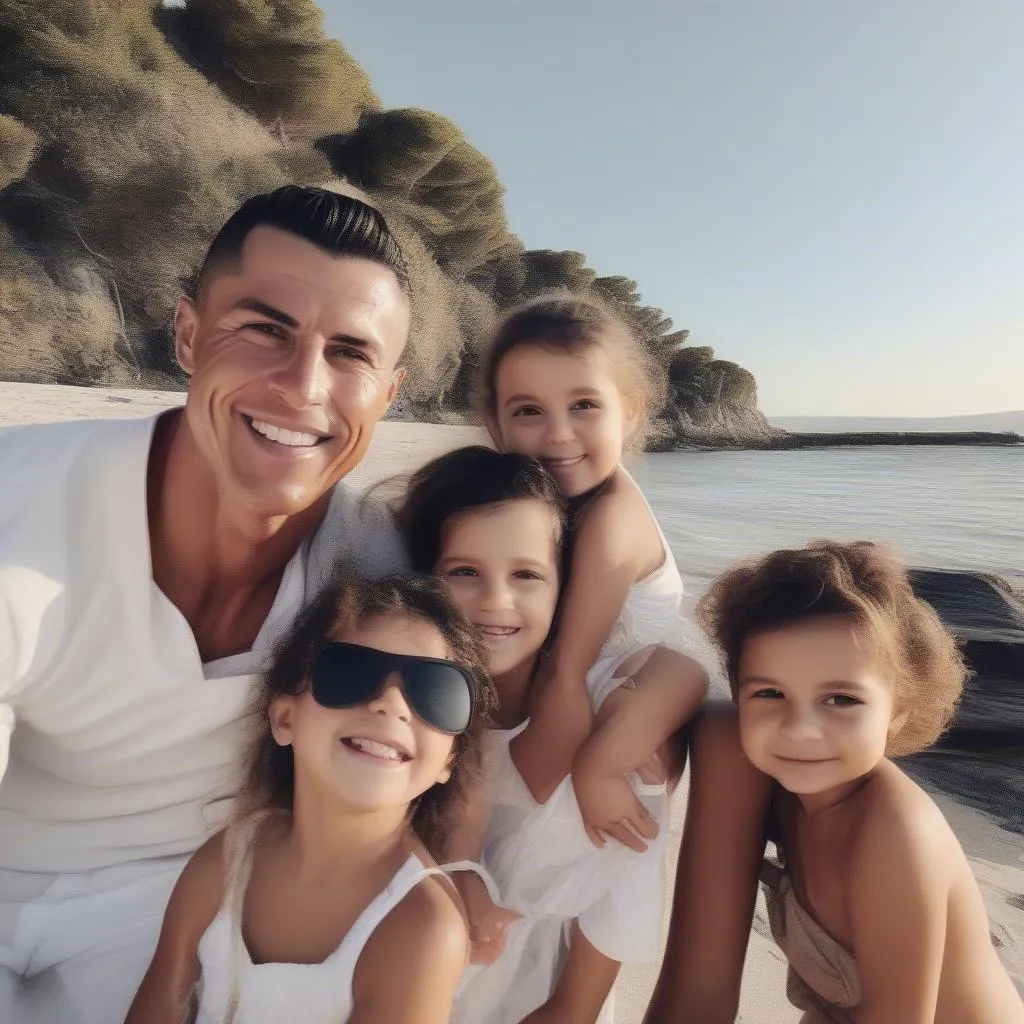 Ronaldo Instagram Gia đình