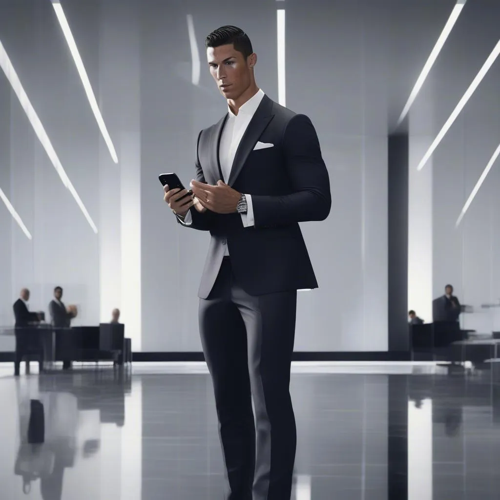 Ronaldo quảng cáo iPhone