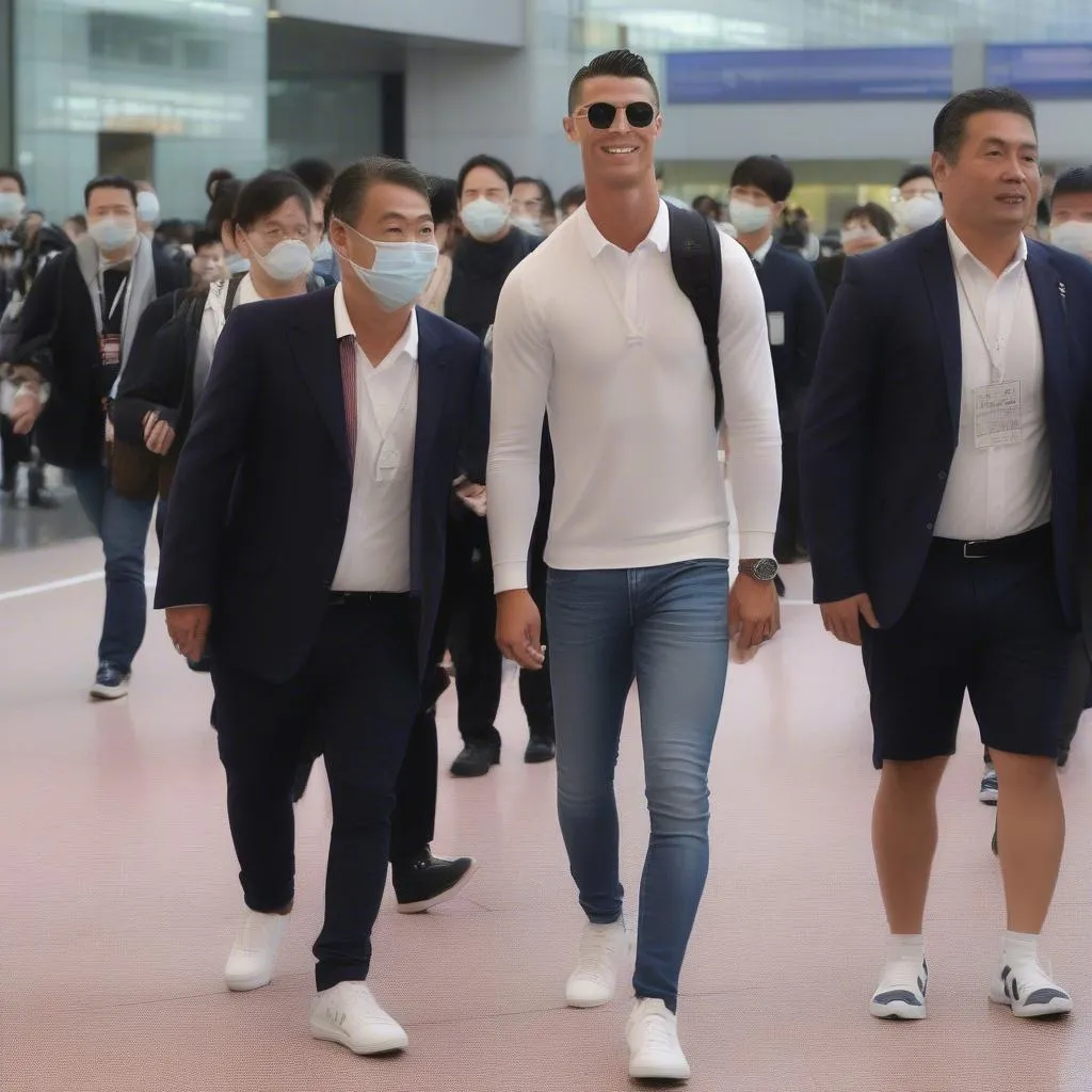 Cầu thủ Ronaldo - thần tượng của người hâm mộ Nhật Bản