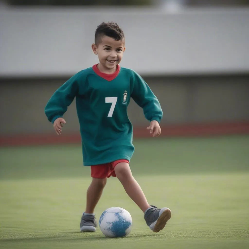 Ronaldo Jr. tập luyện