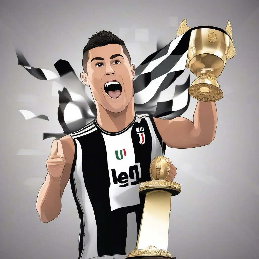 Ronaldo Juve Kick Danh Hiệu PNG: Hình Ảnh Biểu Tượng Cho Sự Thành Công Của Ronaldo Tại Juventus