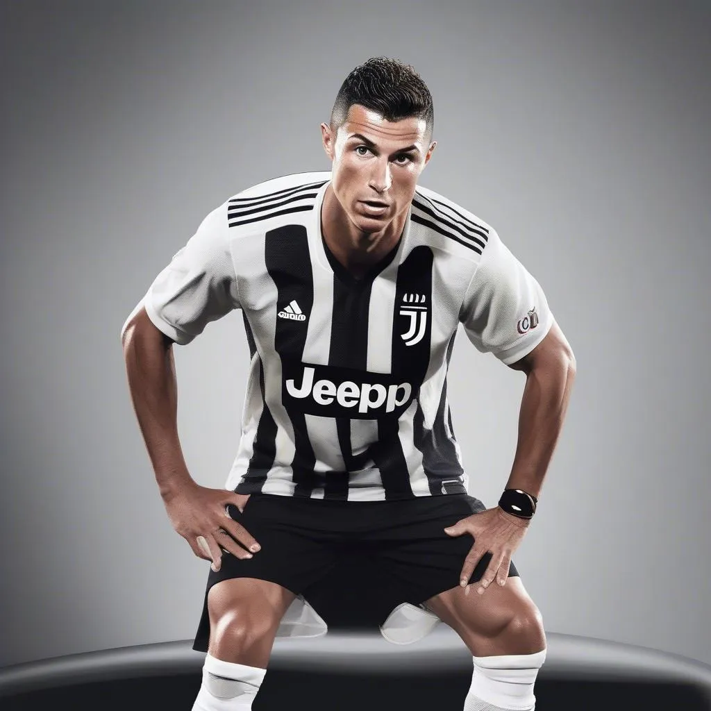 Ronaldo trong màu áo Juventus 2018