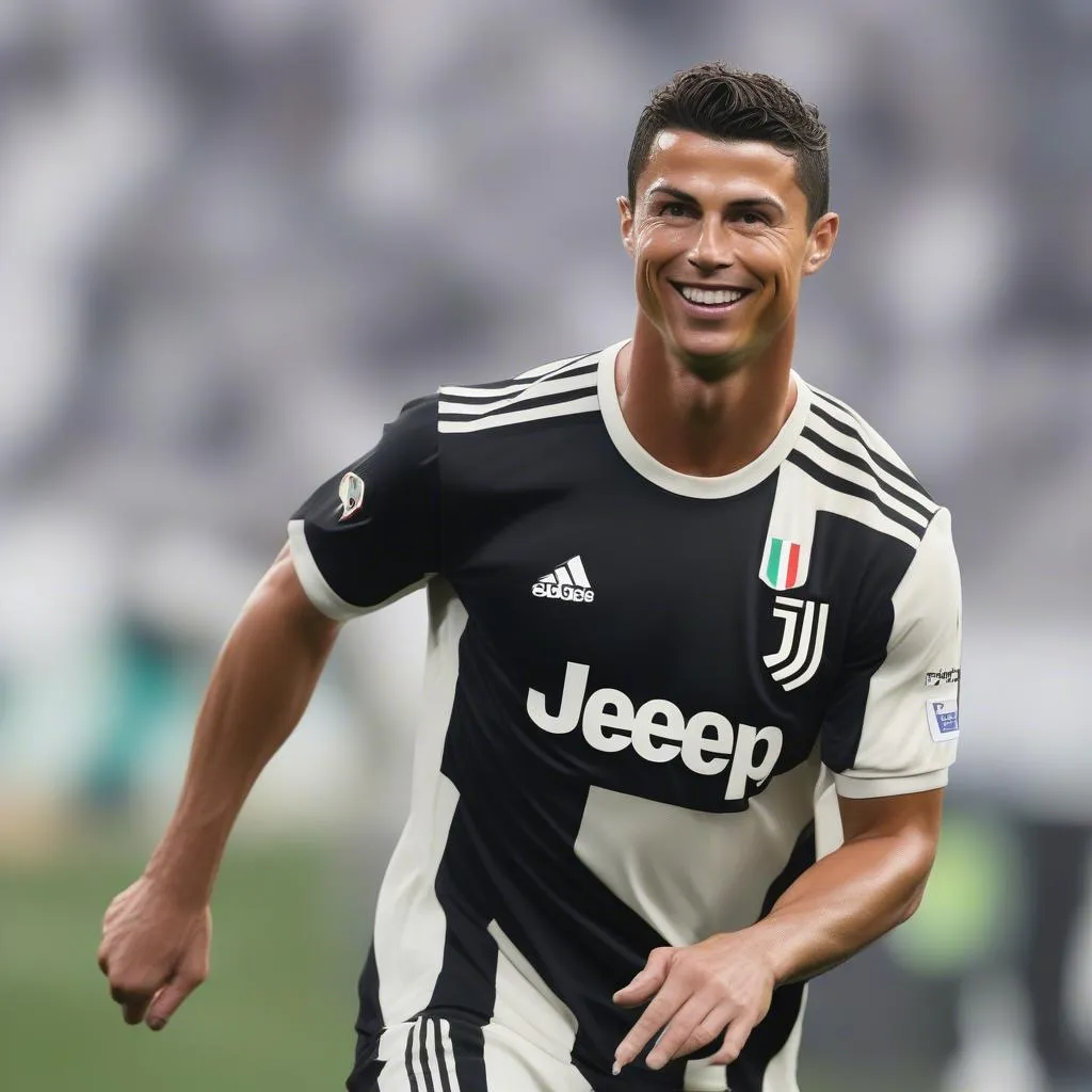 Ronaldo trong màu áo Juventus 2019 - vẻ đẹp lịch lãm, nụ cười rạng rỡ