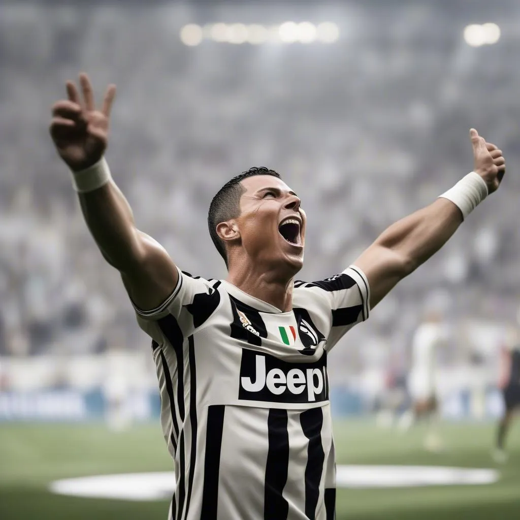 Ronaldo Juventus 2019 PNG: Hình ảnh biểu tượng của Ronaldo trong màu áo Juventus