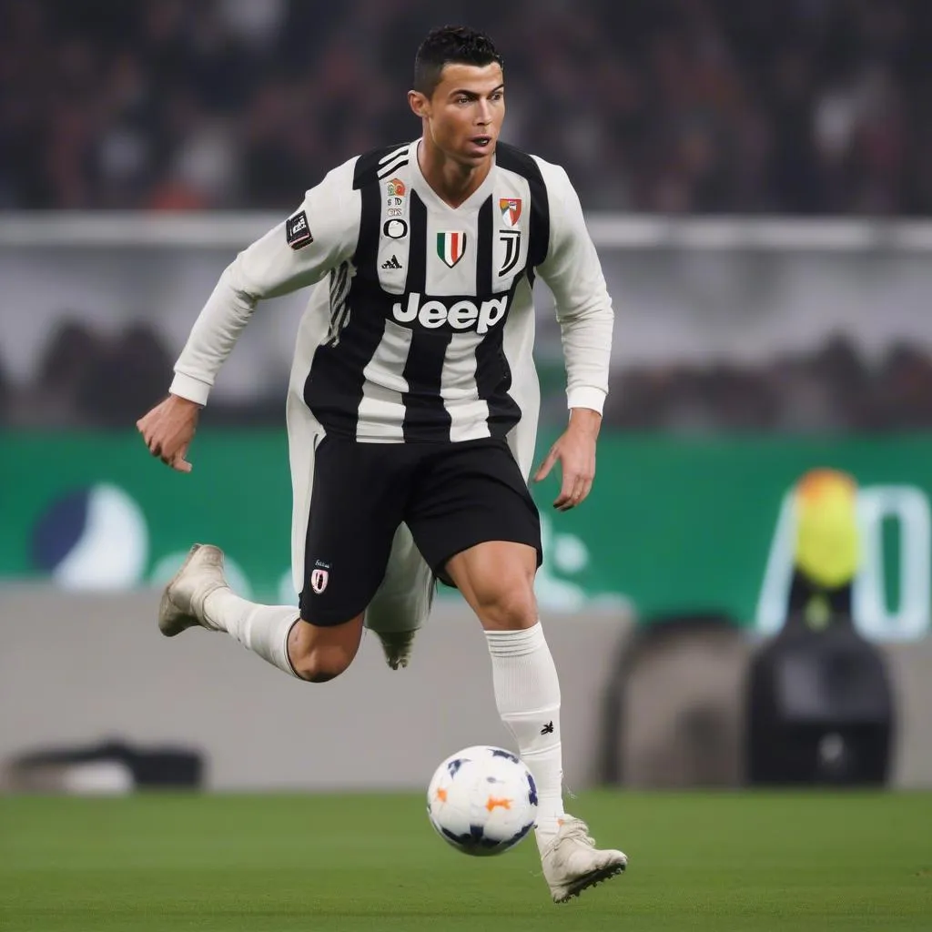 ronaldo-chơi-bóng-cho-juventus