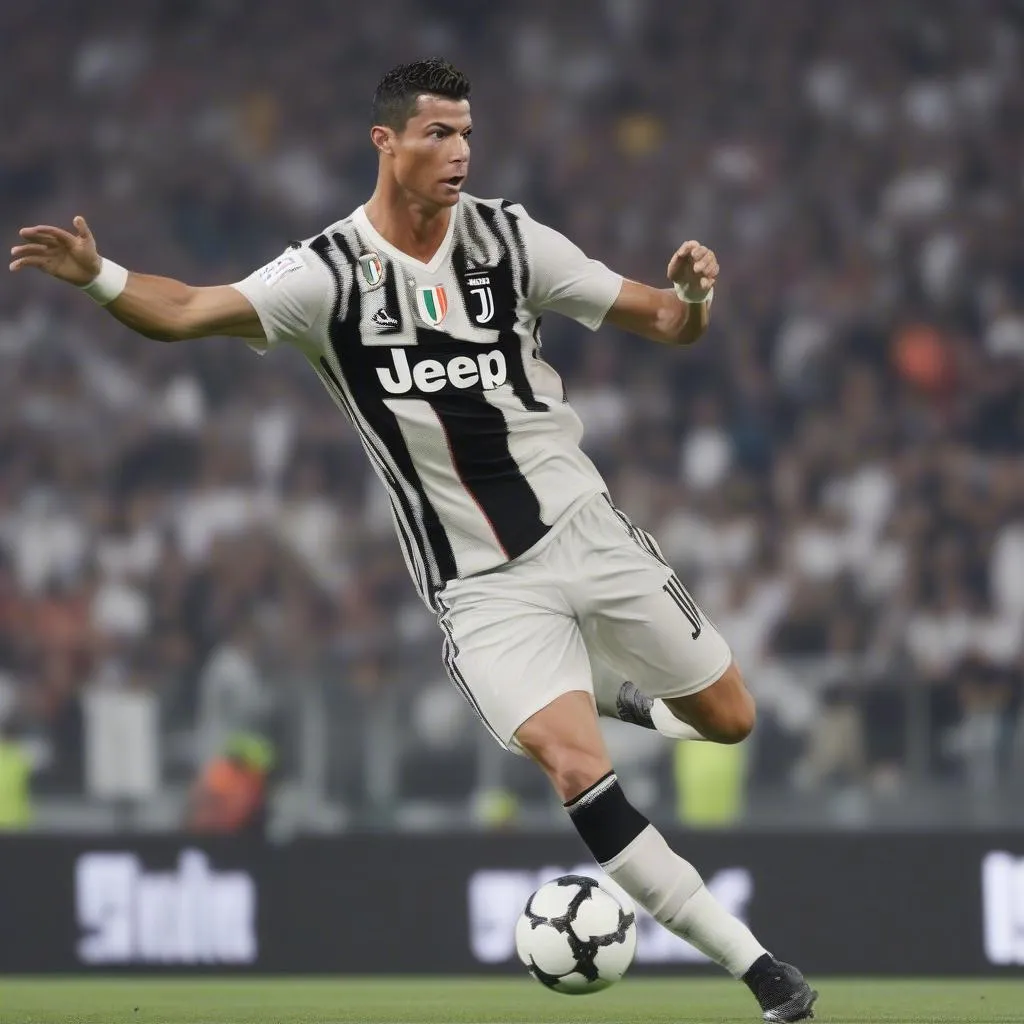 Ronaldo ghi bàn cho Juventus 