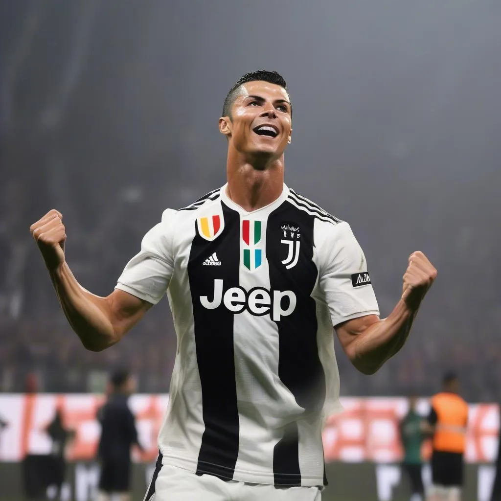 Ronaldo Juventus Celebration