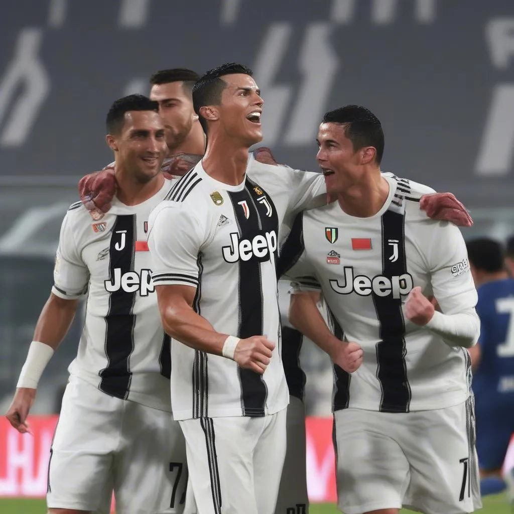 Ronaldo Juventus Celebration