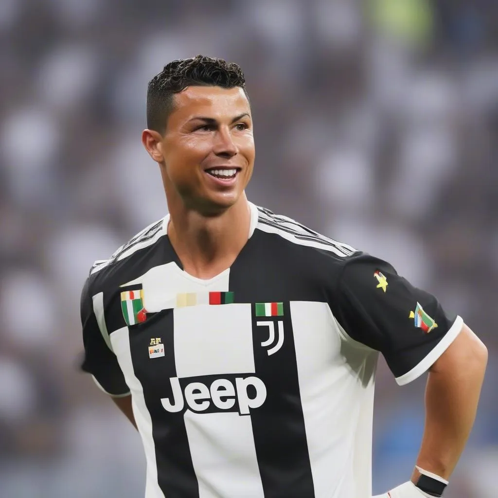 Ronaldo thi đấu cho Juventus