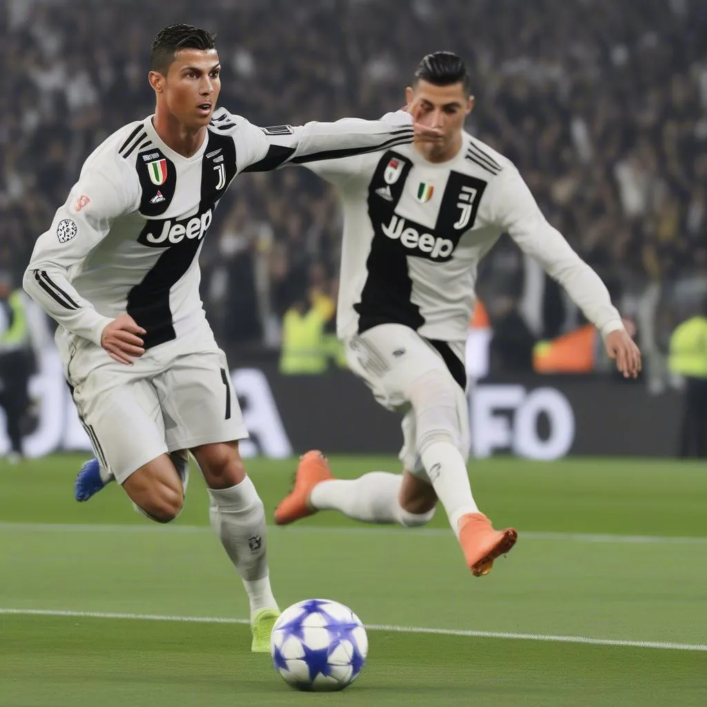 Ronaldo ghi bàn thắng quan trọng giúp Juventus giành chiến thắng trong Champions League