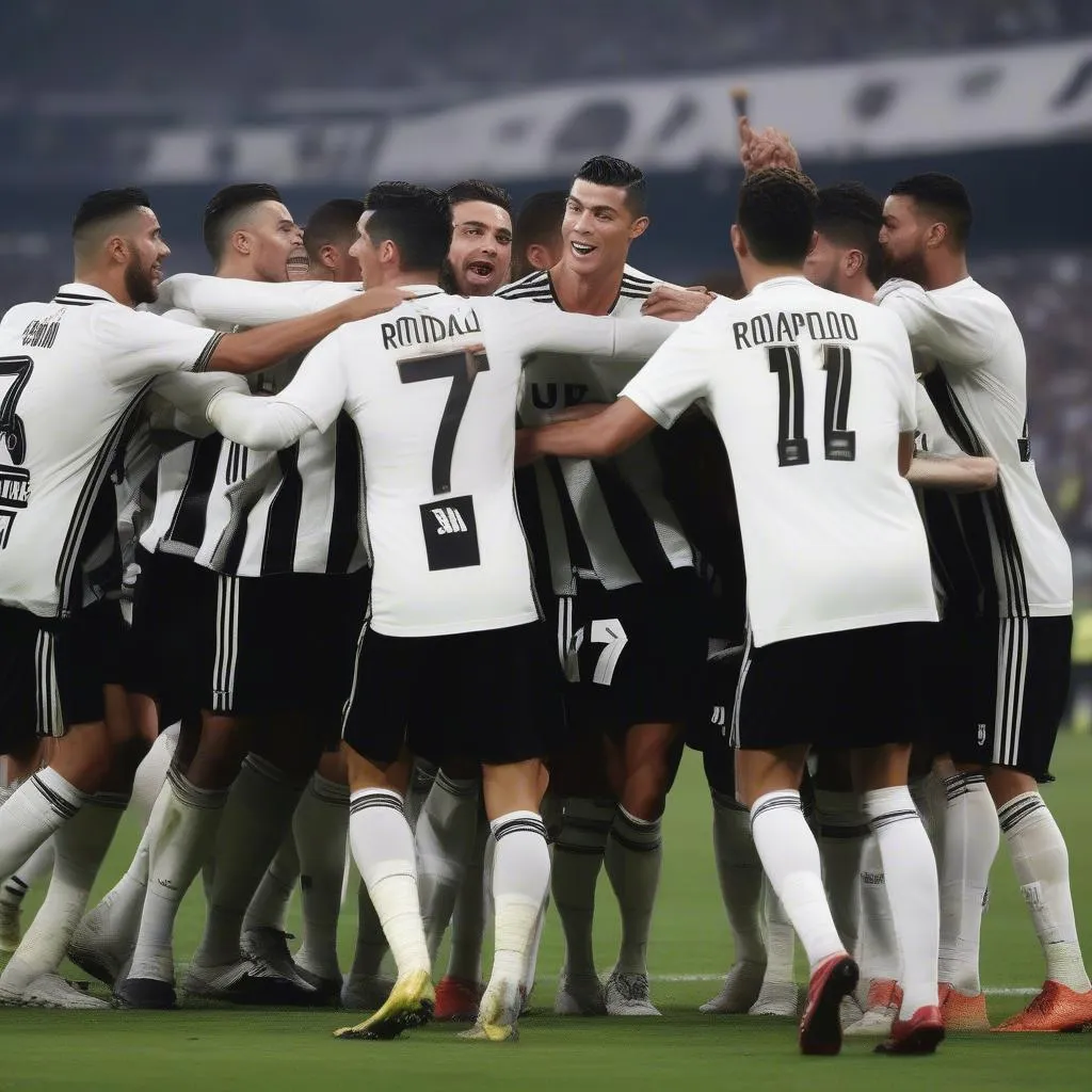 Cristiano Ronaldo Juventus Đội Hình