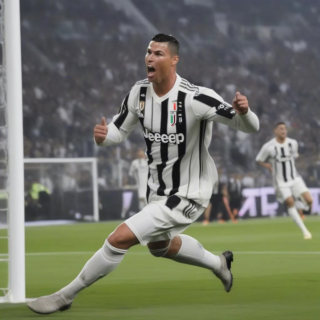 Ronaldo Juventus ghi bàn