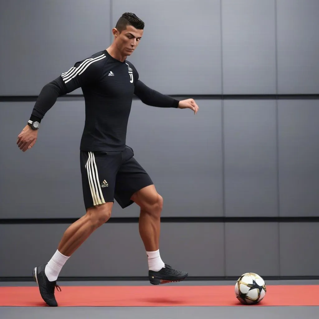 Ronaldo tập luyện cùng Juventus