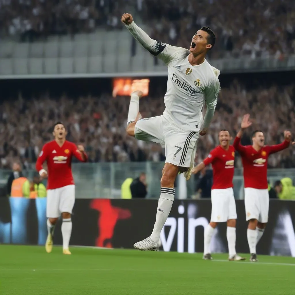 Ronaldo Overhead Kick Juventus Man United 2018