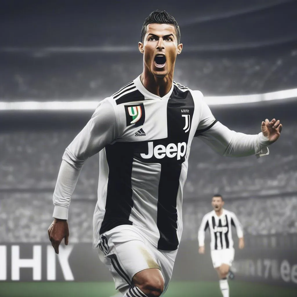 Poster Ronaldo Juventus: Vinh quang của một huyền thoại