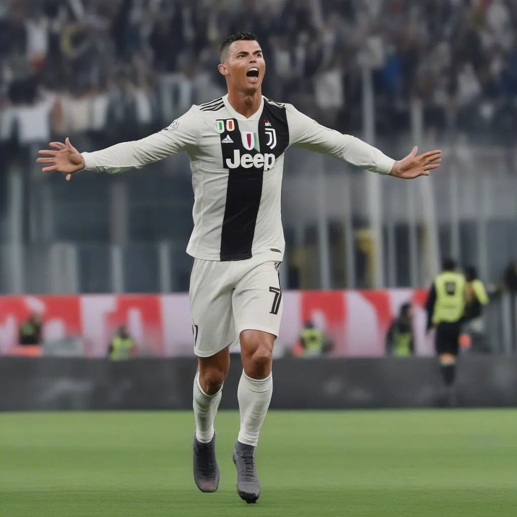 Ronaldo thi đấu cho Juventus tại Serie A mùa giải 2018-2021