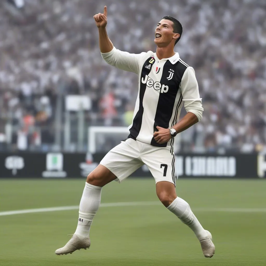 Ronaldo thi đấu tại Serie A