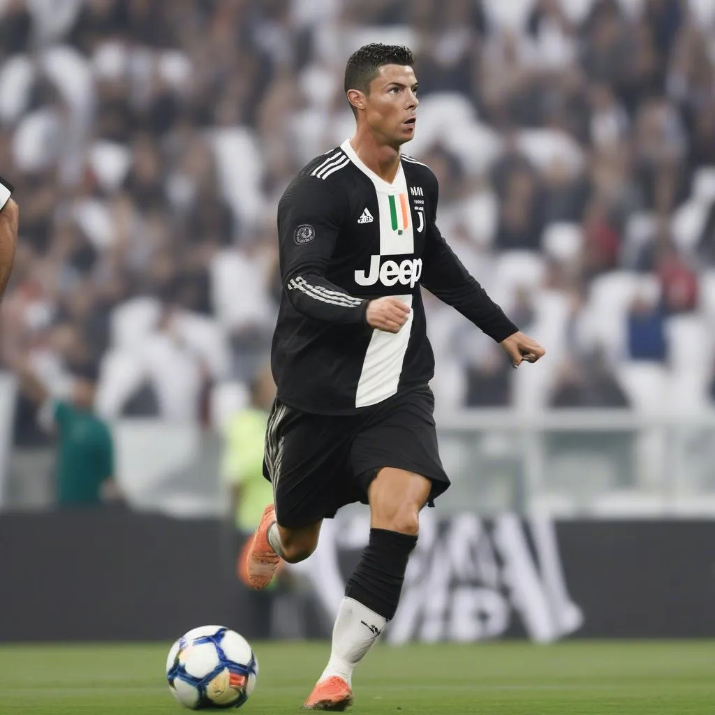 Ronaldo thi đấu cho Juventus