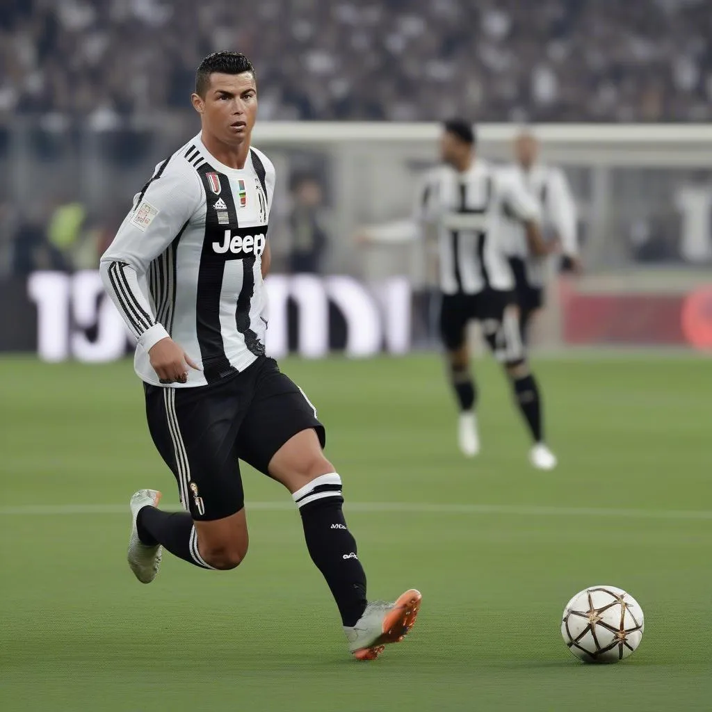 Ronaldo Juventus vs Alentico: Pha bóng vàng