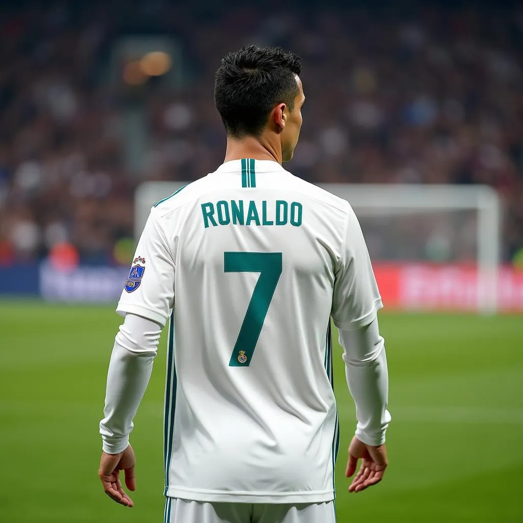 Ronaldo trong màu áo Real Madrid