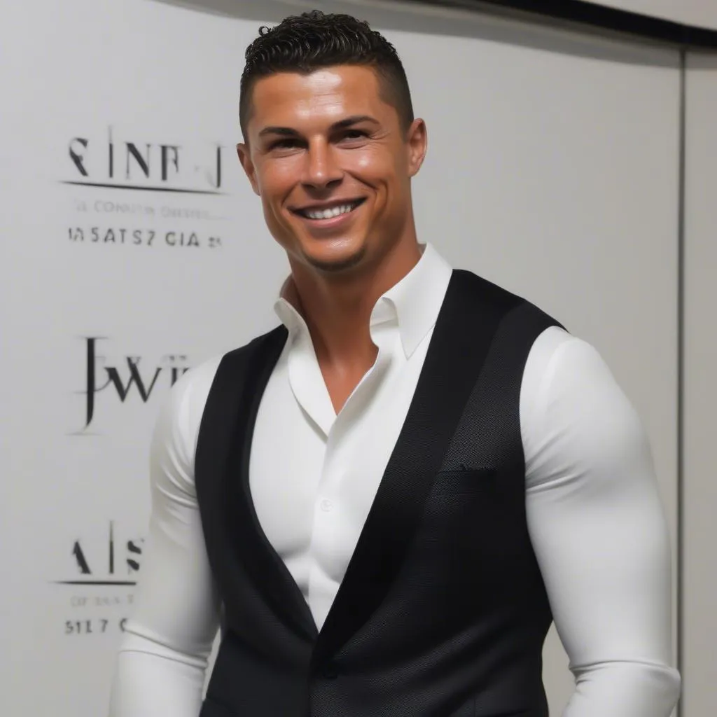 Ronaldo khoe phong cách thời trang tại sự kiện