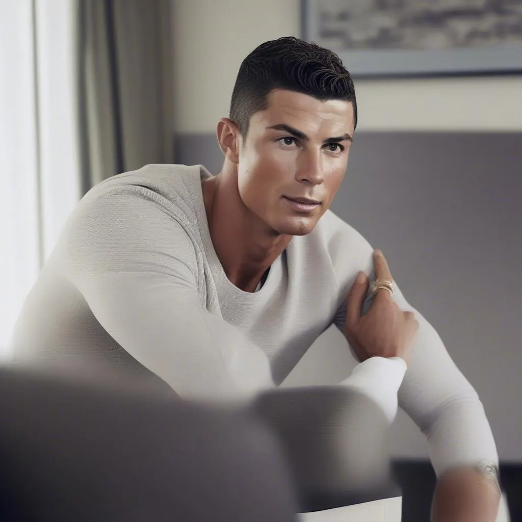 Ronaldo không xăm mình vẫn đẹp trai