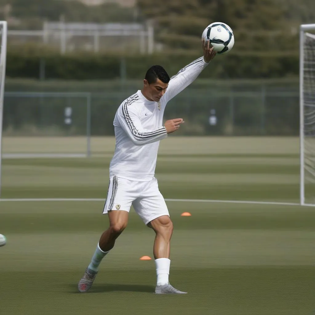 Ronaldo kỹ thuật double touch