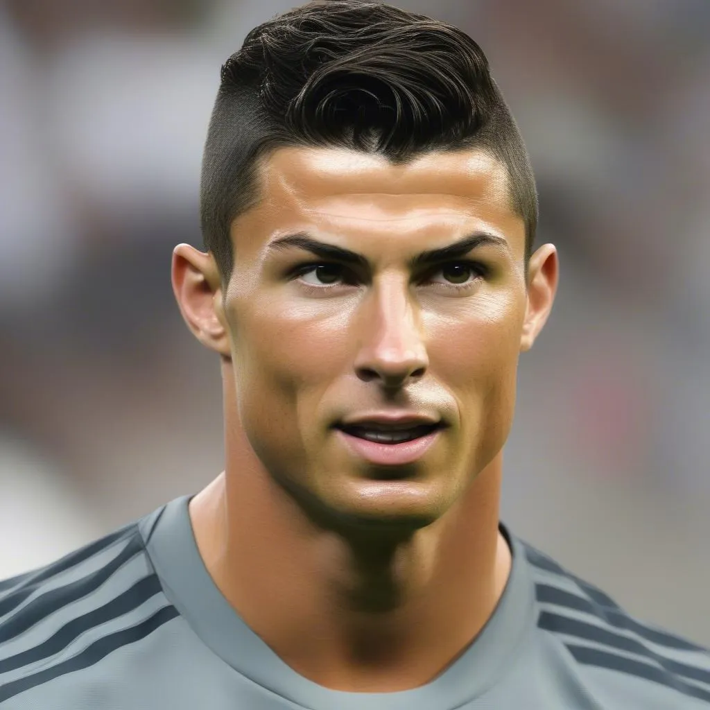 Ronaldo kiểu tóc ngắn mới lạ