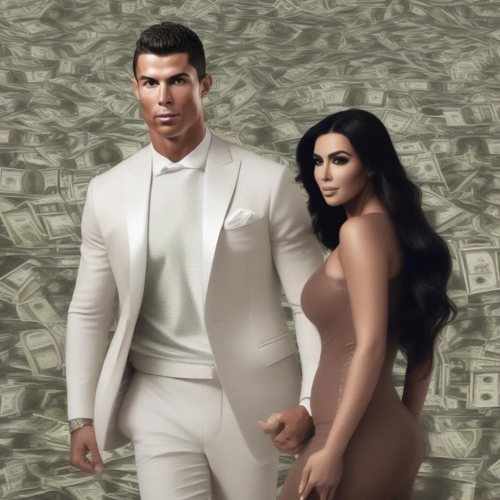 Ronaldo và Kim Kardashian: Hai biểu tượng của sự giàu có và quyền lực