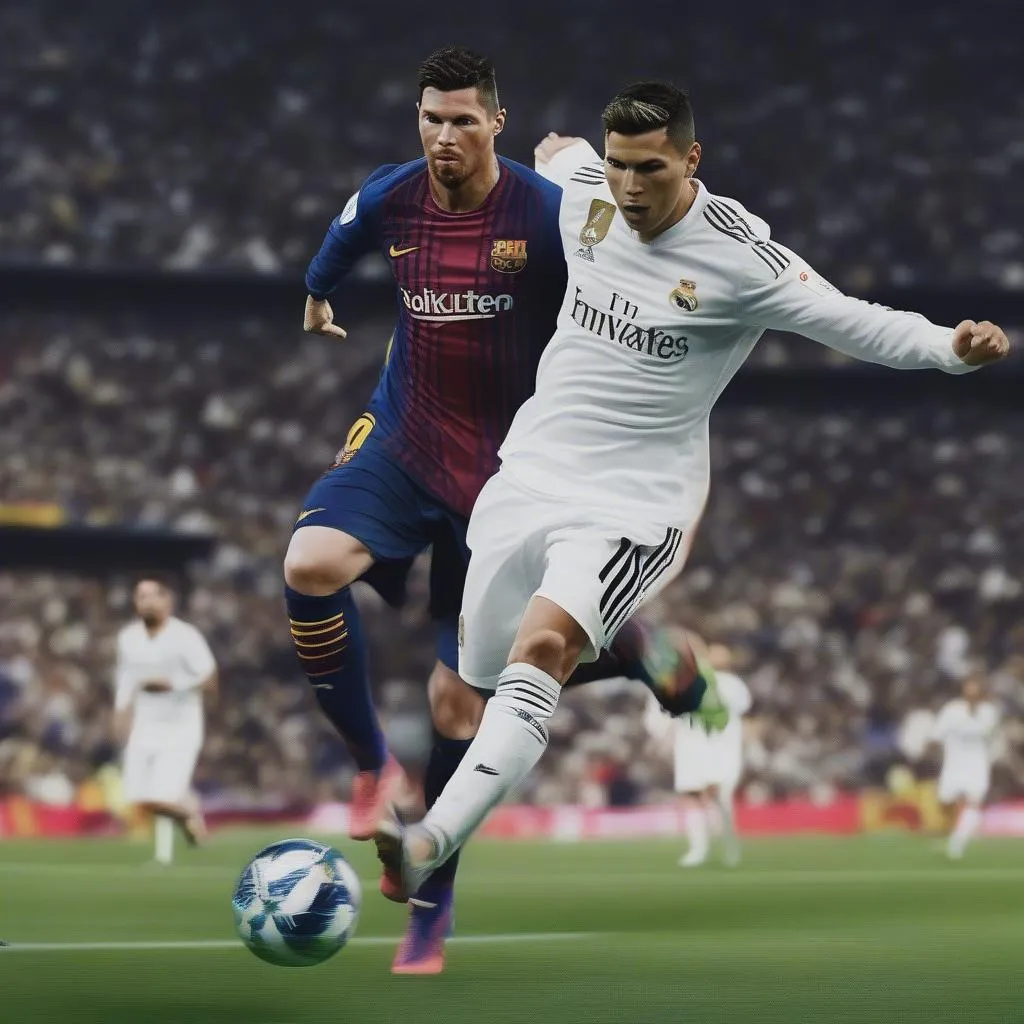 Ronaldo lắc đồng hồ qua Messi