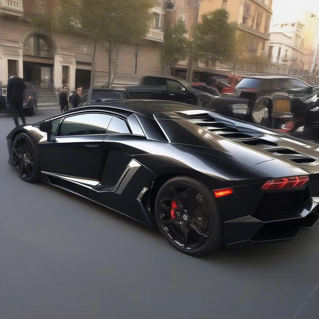 Siêu xe Lamborghini Aventador của Cristiano Ronaldo