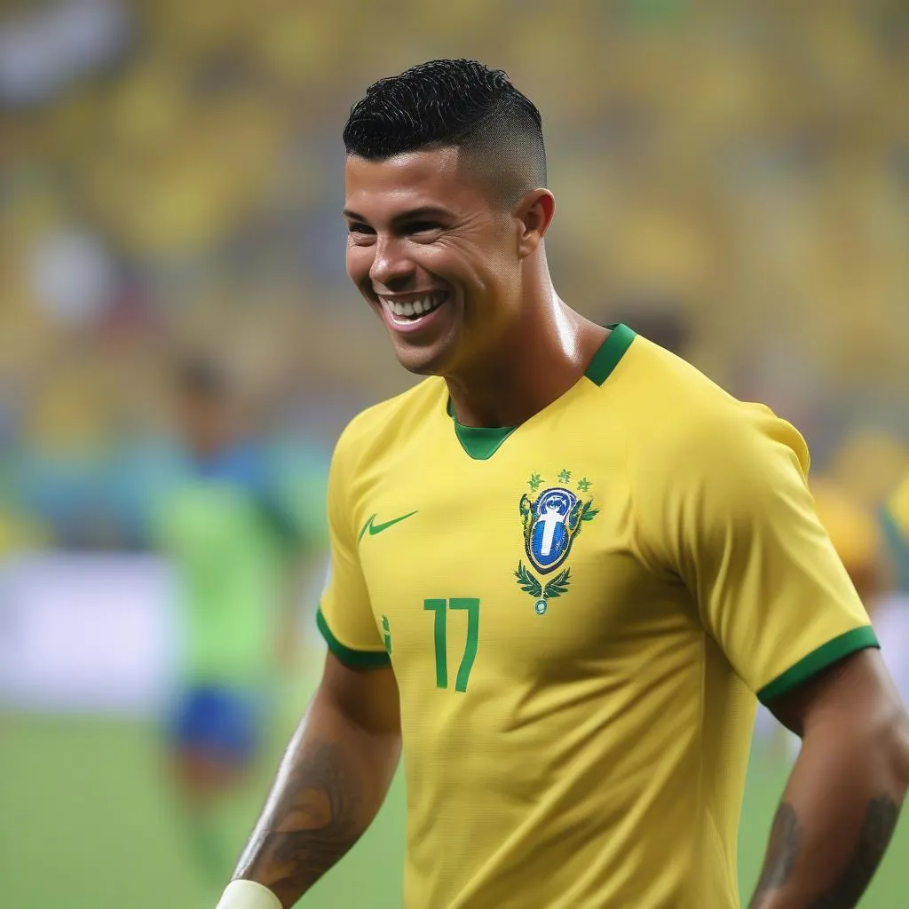 Ronaldo Lemos trong màu áo đội tuyển Brazil