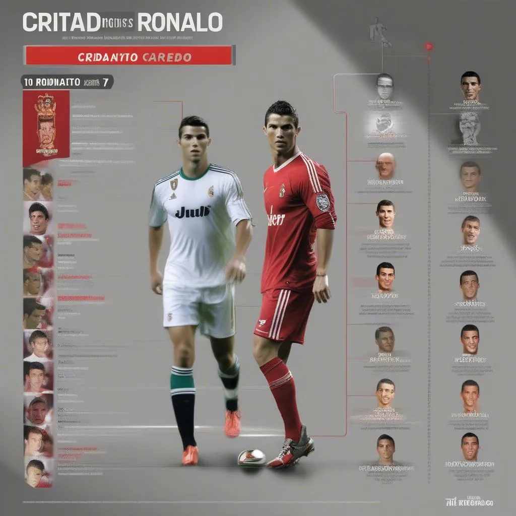 Sự lột xác ngoạn mục của Ronaldo