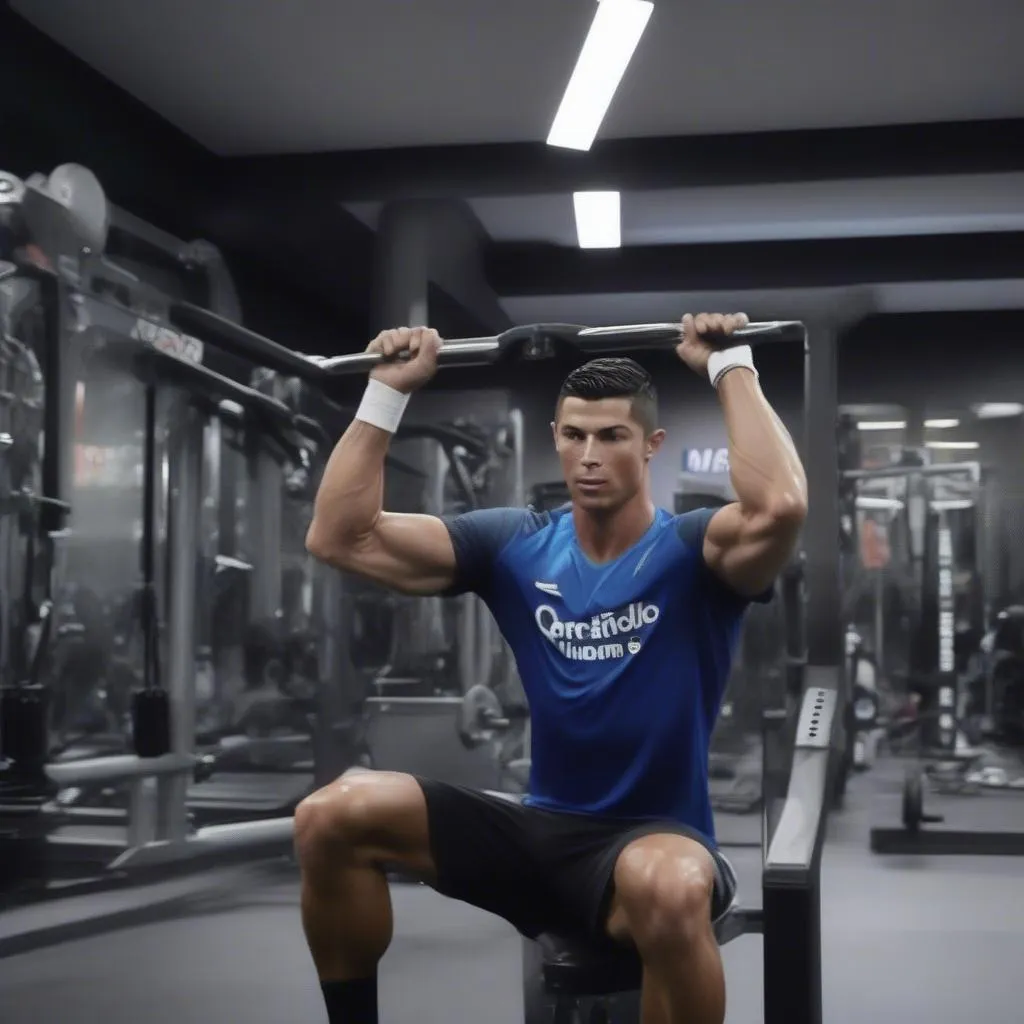 Cristiano Ronaldo luyện tập với cường độ cao