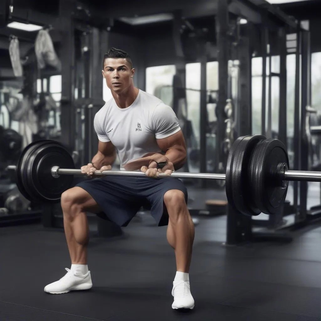 Cristiano Ronaldo luyện tập với cường độ cao