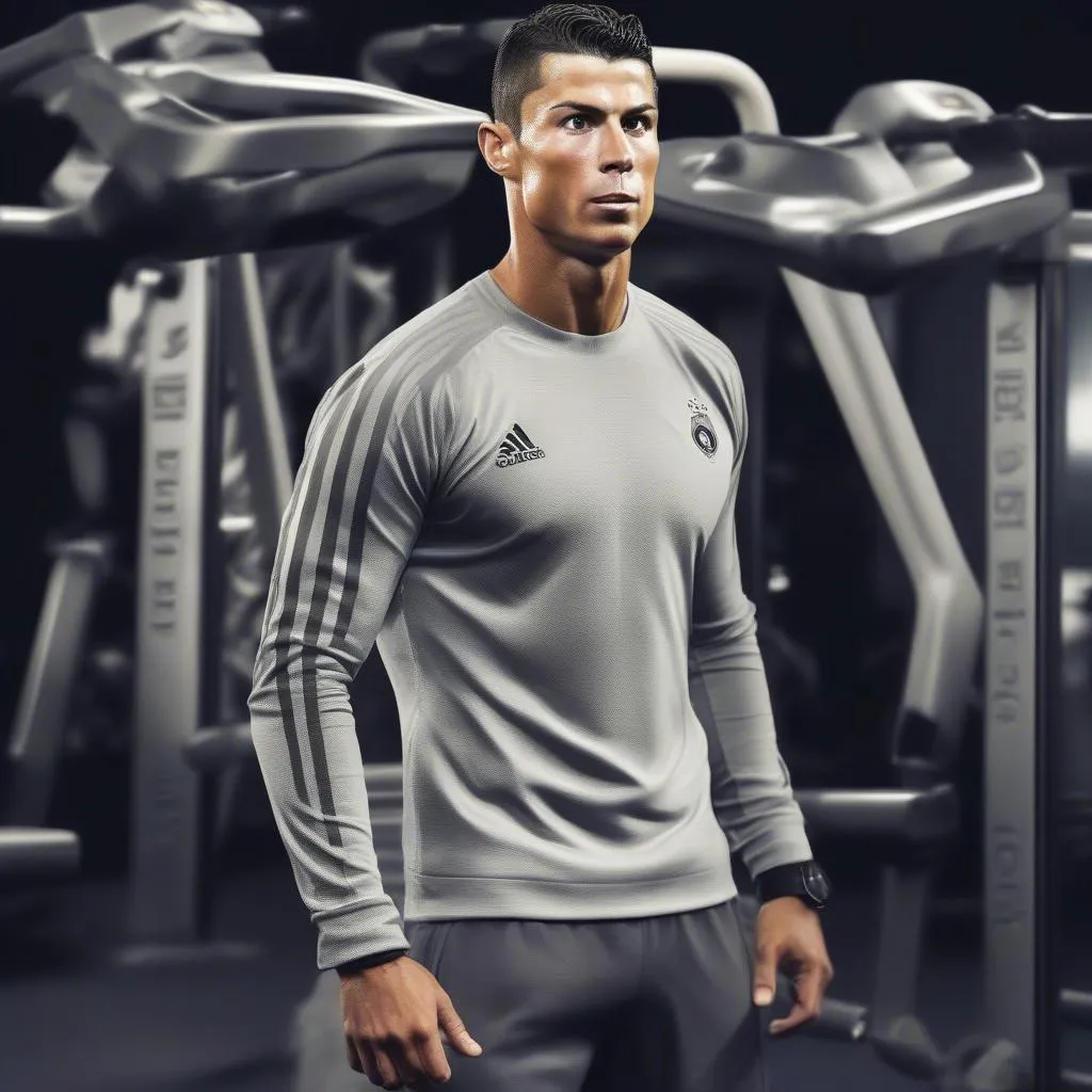 Ronaldo tập luyện chăm chỉ