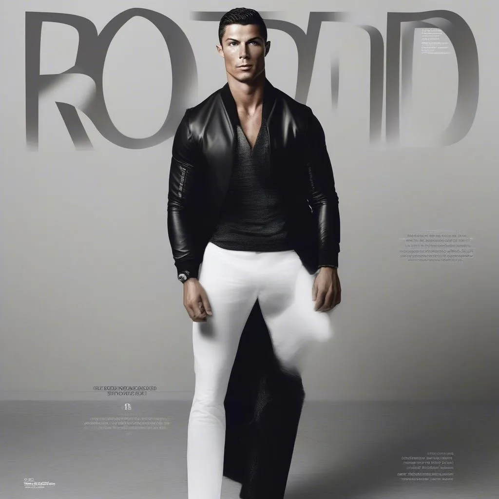 Bìa tạp chí Ronaldo Magazine số 1