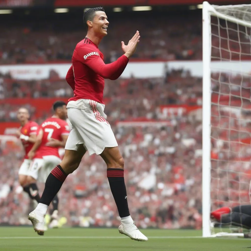 Ronaldo-Man-Utd-Debut-2