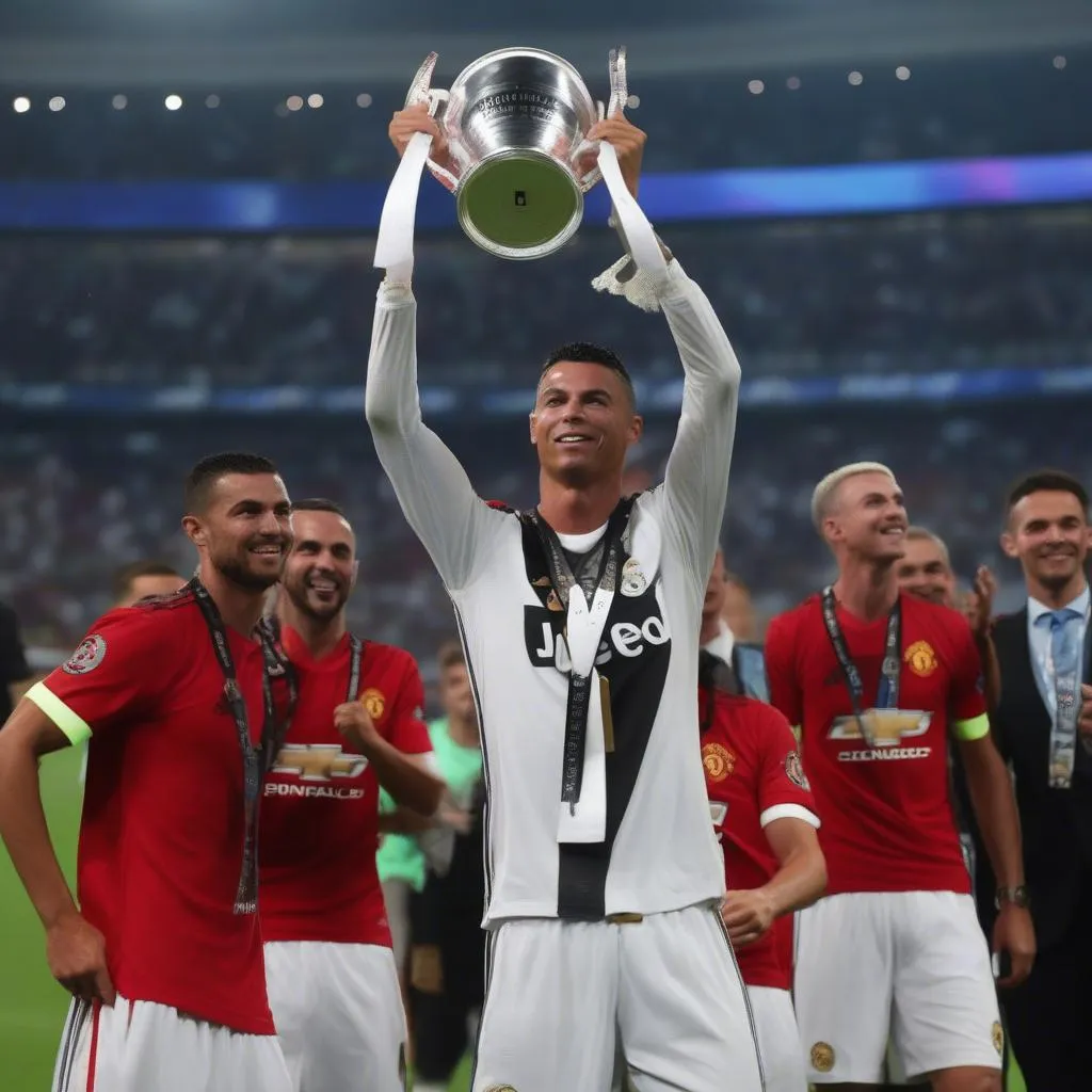 Ronaldo với Manchester United