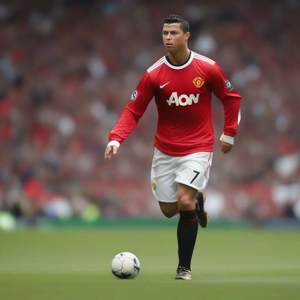 Ronaldo tại Manchester United - Ảnh tượng bóng đá