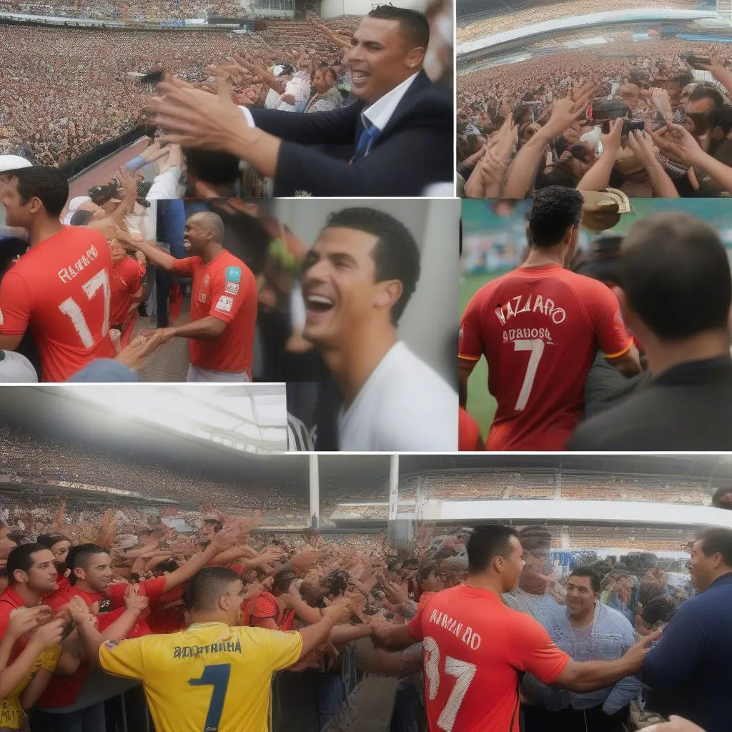 Ronaldo Mesirobe and Fans