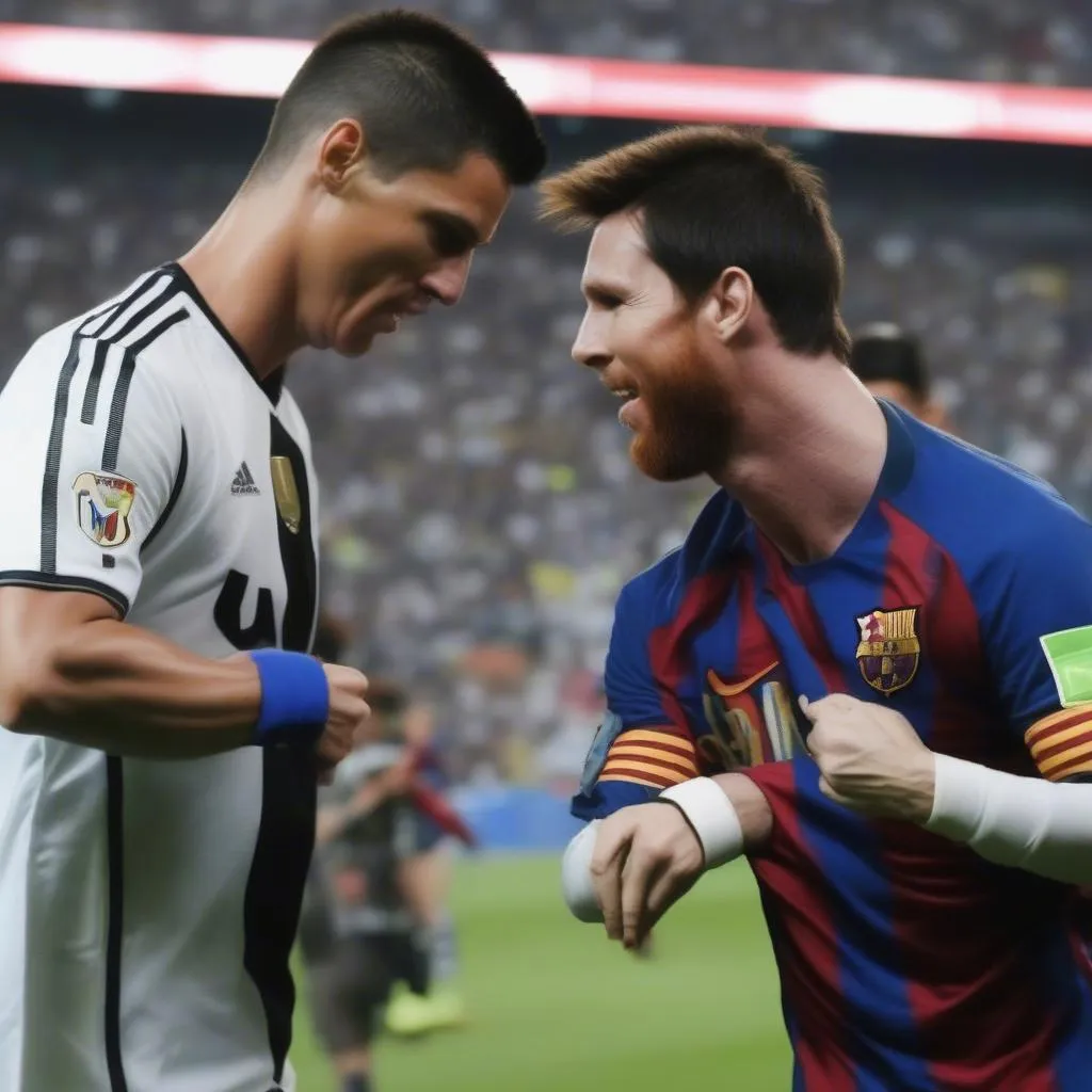 Cuộc chiến giữa Ronaldo và Messi đã trở thành một biểu tượng của sự cạnh tranh và sự vĩ đại trong bóng đá.