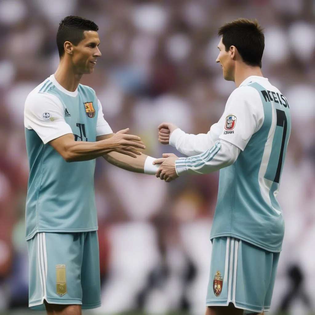 Ronaldo và Messi - Hai huyền thoại của bóng đá