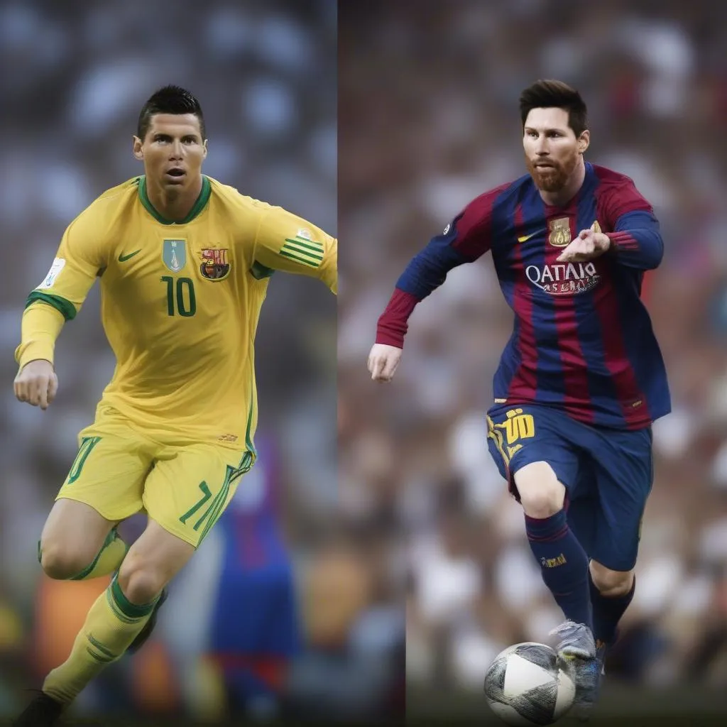 Ronaldo và Messi: Đối thủ cạnh tranh gay gắt