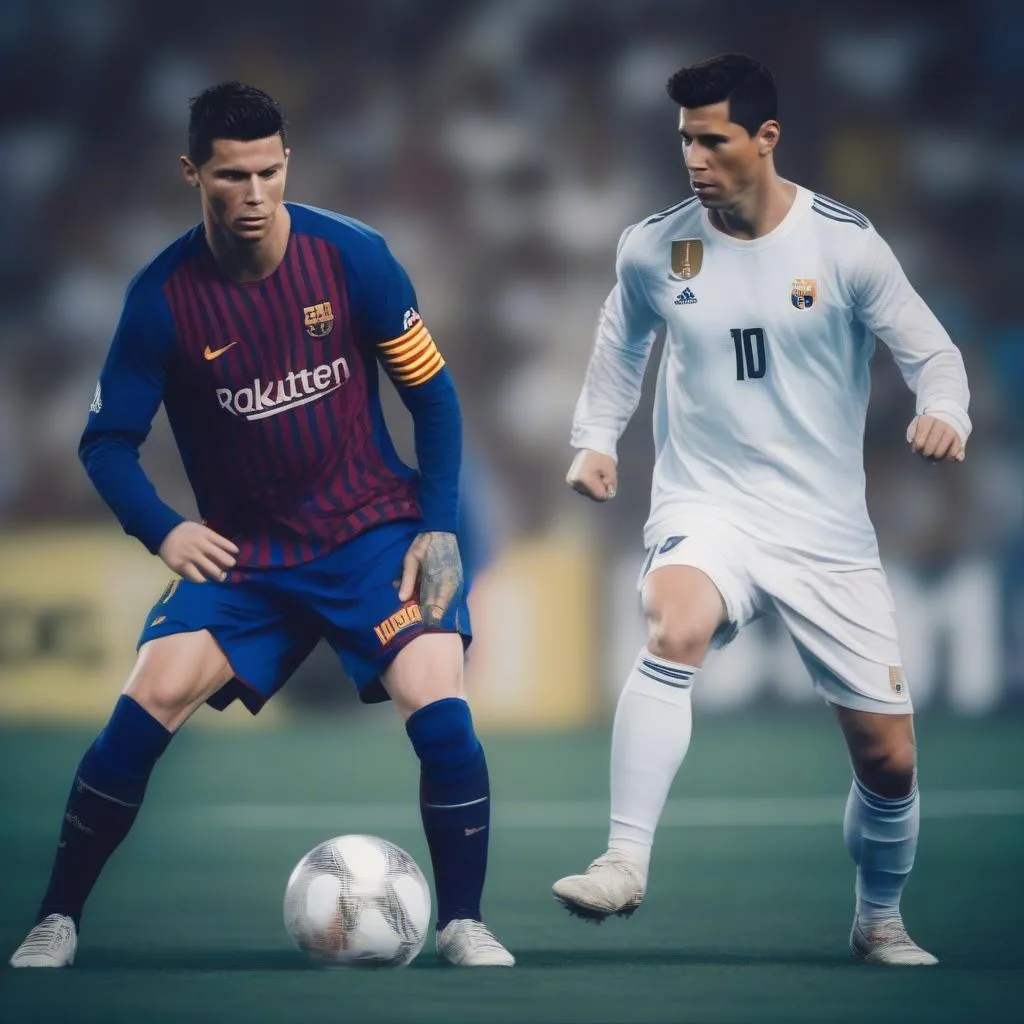 So sánh kỹ năng cá nhân của Ronaldo và Messi