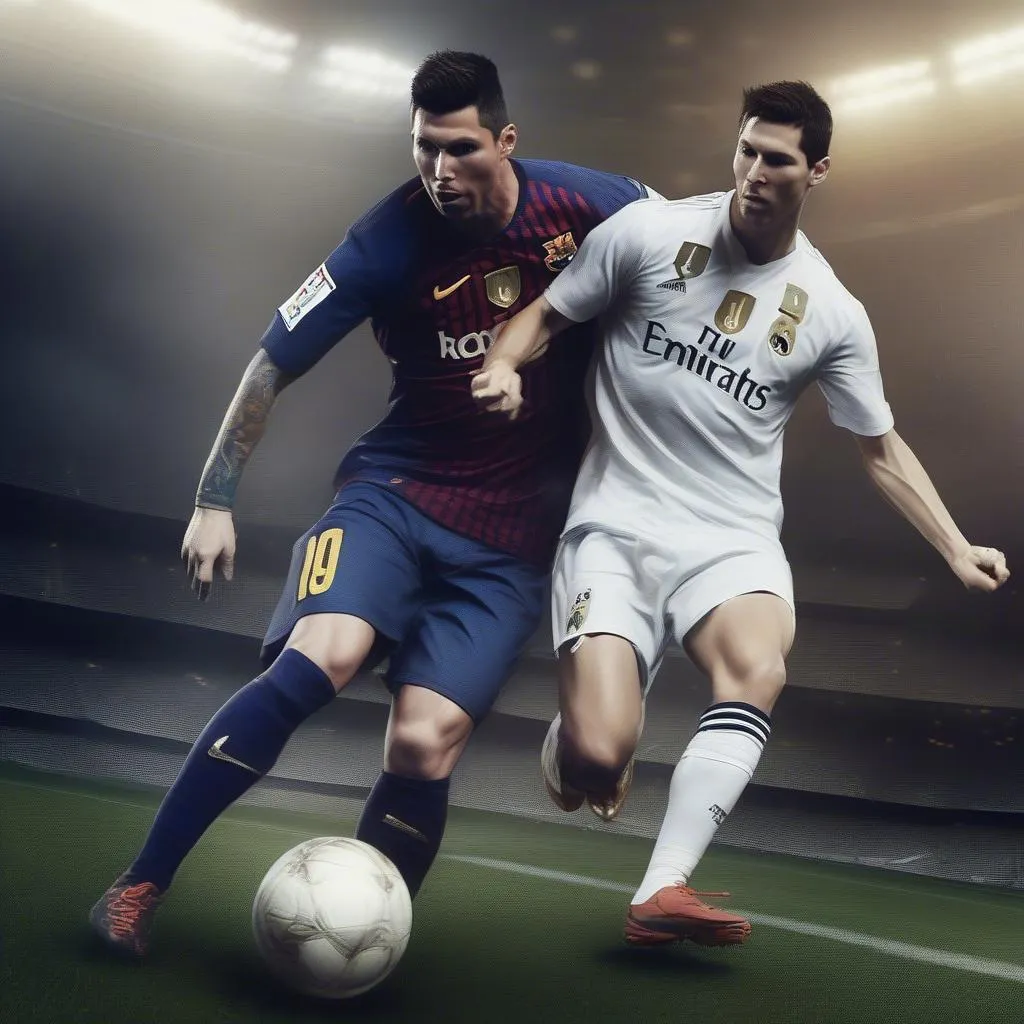 Ronaldo vs Messi - Cuộc chiến nảy lửa trên sân cỏ