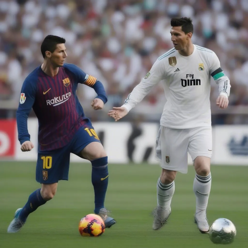 Cristiano Ronaldo vs Lionel Messi - Hai siêu sao bóng đá với sự tương phản