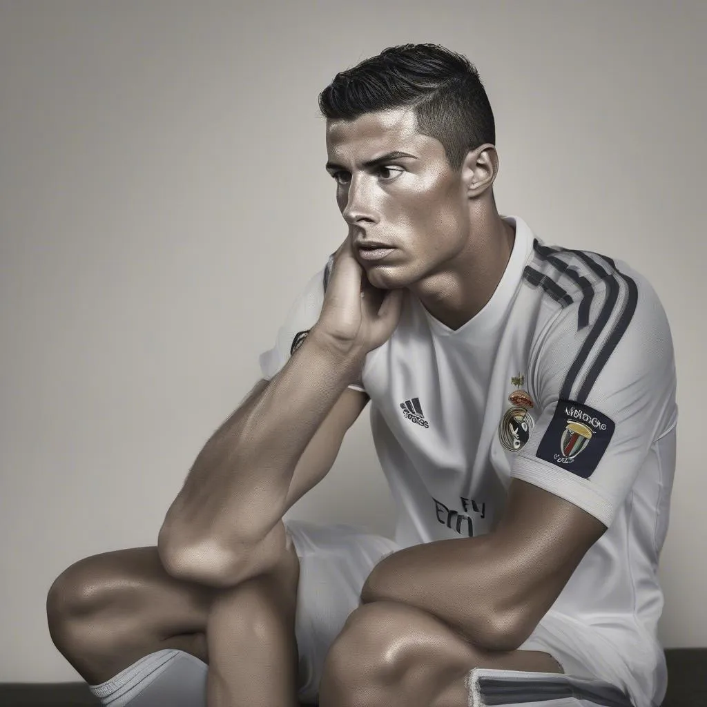 Ronaldo, một cầu thủ bóng đá lão tướng