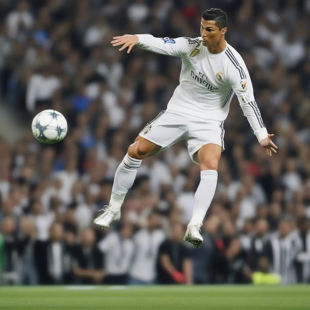 Pha móc bóng đẹp mắt của Ronaldo trong trận đấu với Juventus