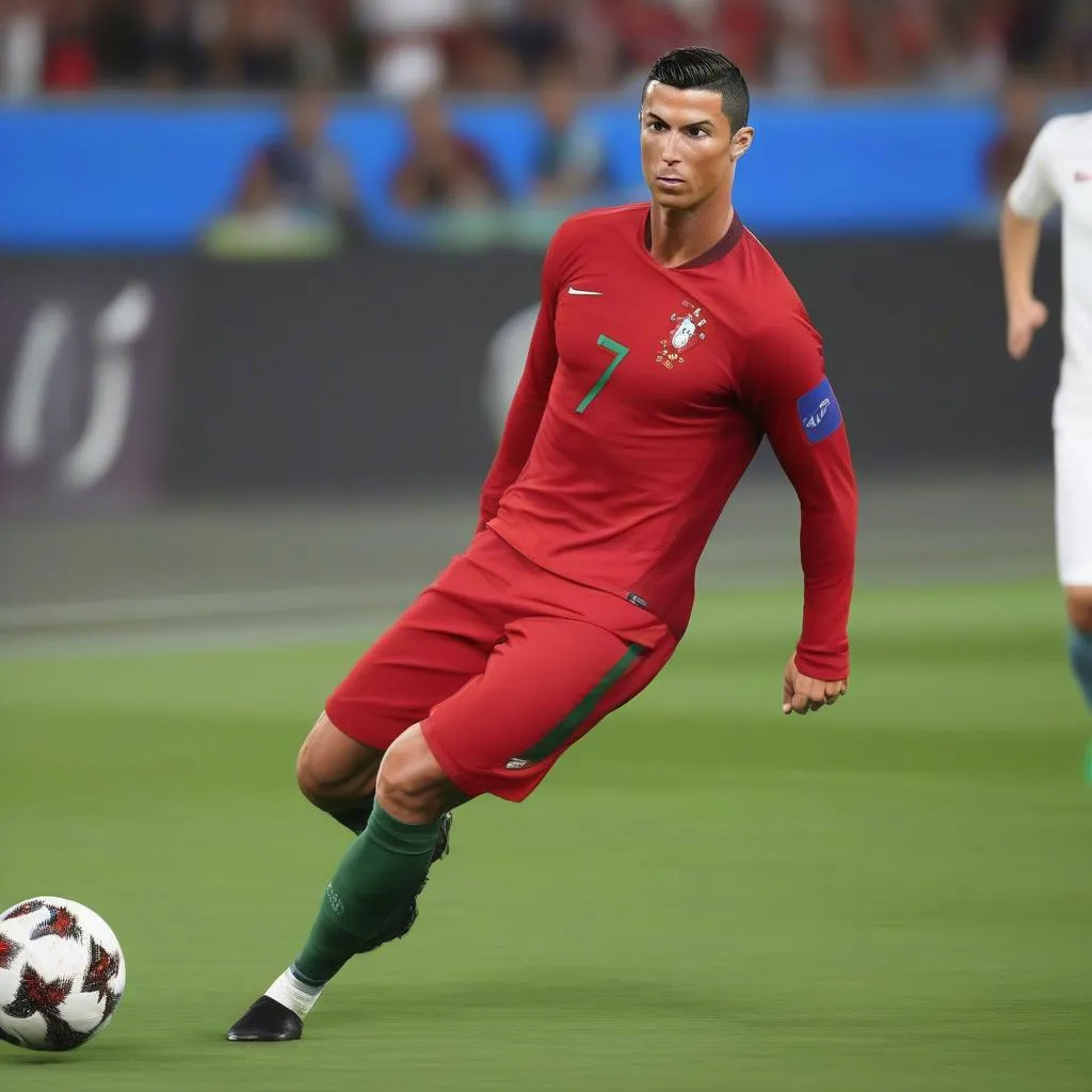 Ronaldo thi đấu ở giải đấu bóng đá Nations League